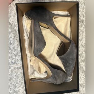 Elsie suede d’orsay pumps